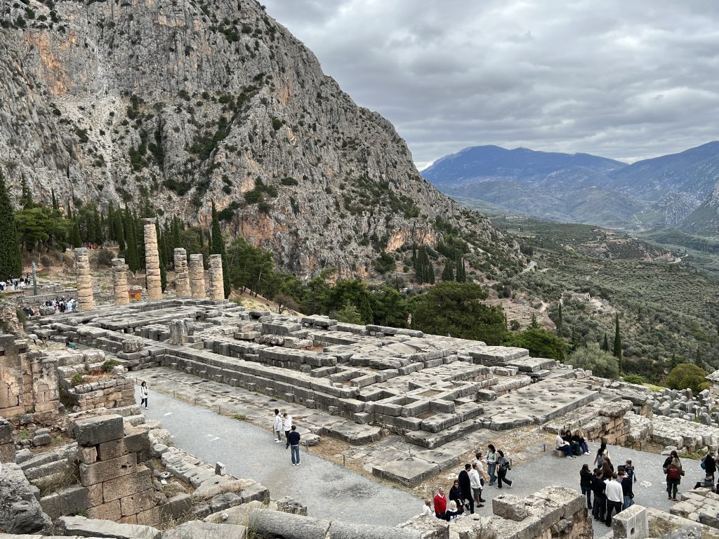 The building where the Oracle of Delphi made predictions