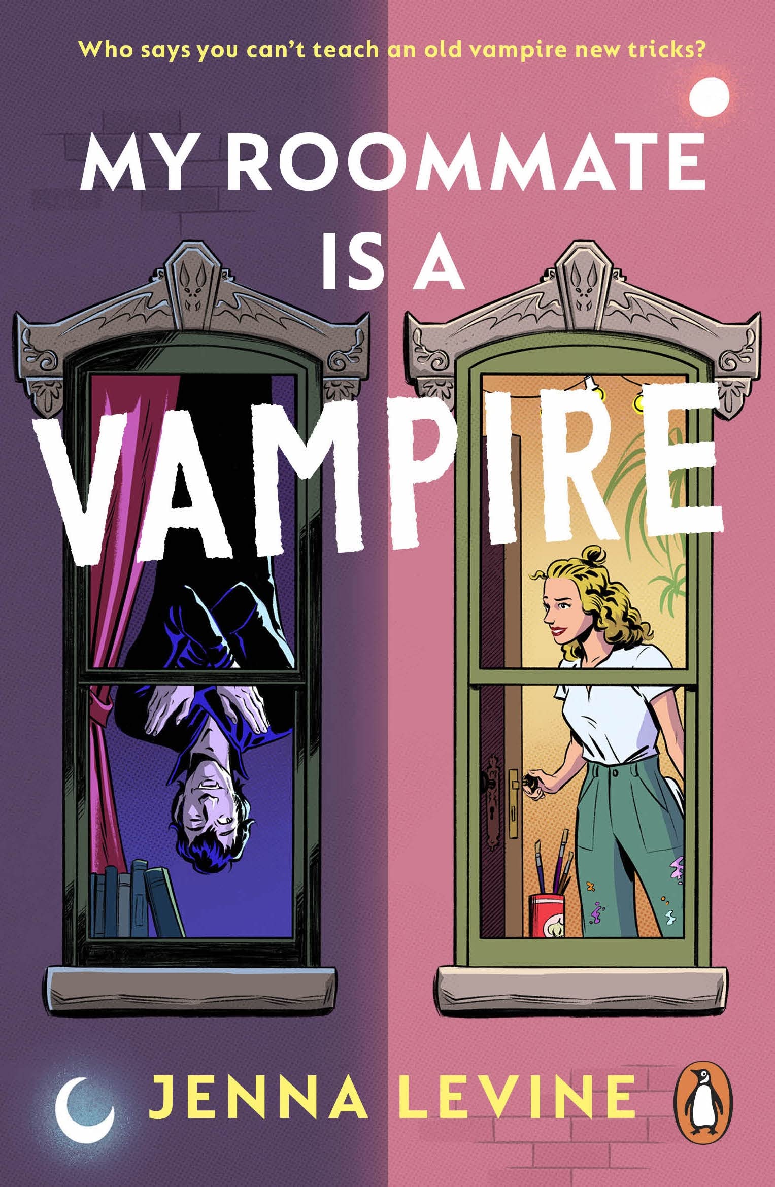 Book cover of My Roommate is a Vampire by Jenna Levine